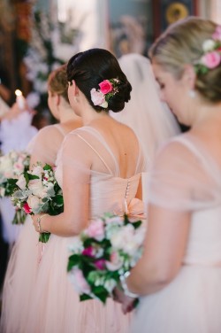 Pink Tulle Bridesmaid Dresses Photography by Claire Morgan