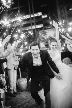 Sparkler Exit Photography by Claire Morgan