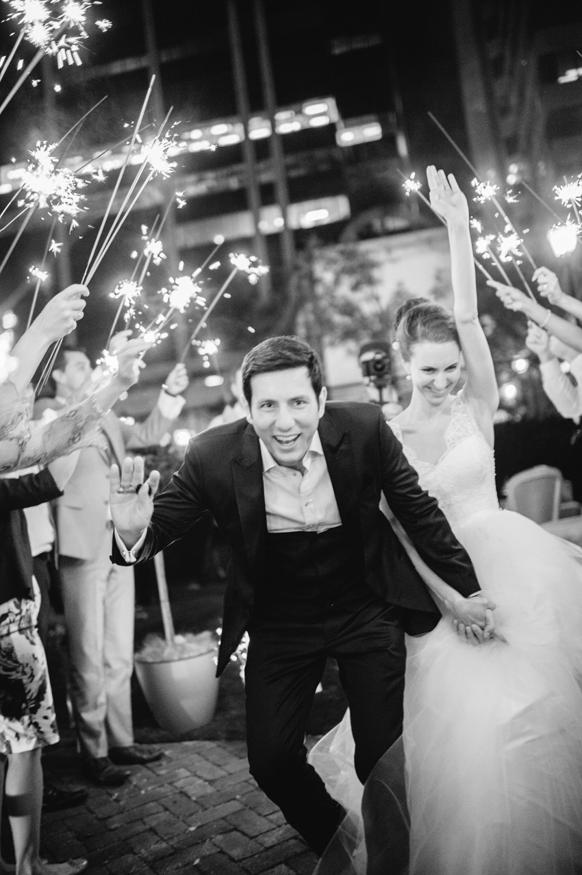 Sparkler Exit Photography by Claire Morgan
