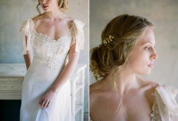 Romantic Modern Vintage Bridal Look Photography by Archetype Studios Inc