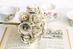 Paper Rose Bridal Bouquet