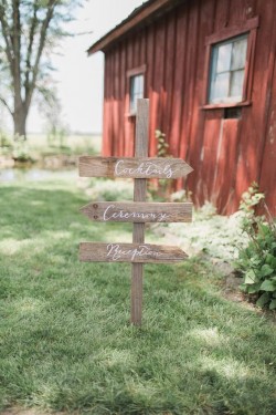 Eco Friendly Recycled Wood Wedding Sign