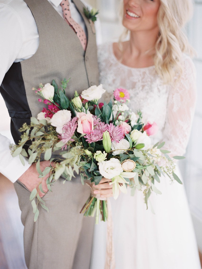 Pink Bridal Bouquet // Photography ~ @shannonduggan
