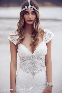 Anna Campbell Wedding Dress Ebony from her 2016 Spirit Collection