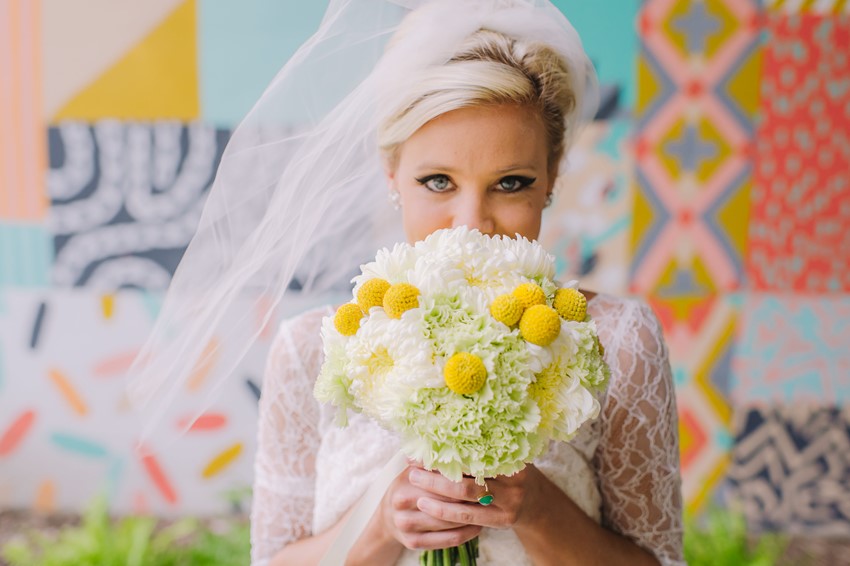 Mid Century Elopement Bridal Look // Photography ~ Amanda Dumouchelle Photography