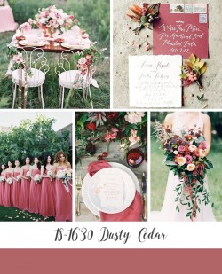 Dusty Cedar Autumn Wedding Inspiration Board
