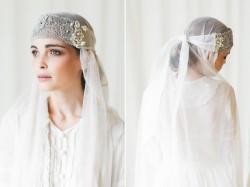 Vintage Inspired Bridal Veil from Edera Jewlery