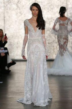 Stunning Lace Long Sleeve Wedding Dress from Inbal Dror