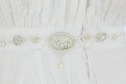 Vintage Inspired Bridal Sash from Edera Jewlery