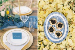Autumn Wedding Place Setting & Desserts // Photography ~ Wendy Cooper Photography