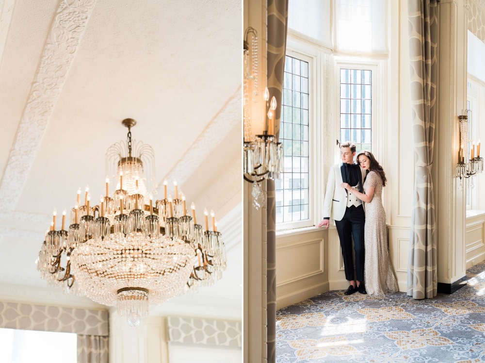 Elegant Gossip Girl Wedding Inspiration With 1940s Glamour // Photography ~ Kerry Jeanne Photography