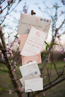 Spring Wedding Stationery // Photography ~ Archetype