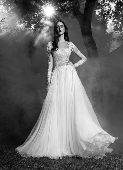 Beautiful Long Sleeve Bridal Gown Tori from Zuhair Murad