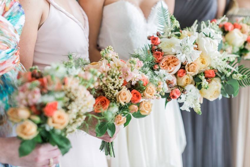 Wedding Bouquets of Summer Blooms // Photography ~ Alexis June Weddings
