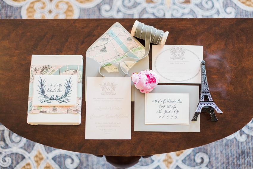 Gossip Girl Inspired Wedding Invitation Suite // Photography ~ Kerry Jeanne Photography