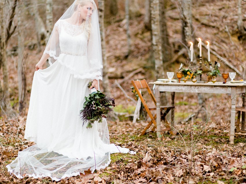 Autumn Woodland Wedding Ideas // Photography ~ Live View Studios
