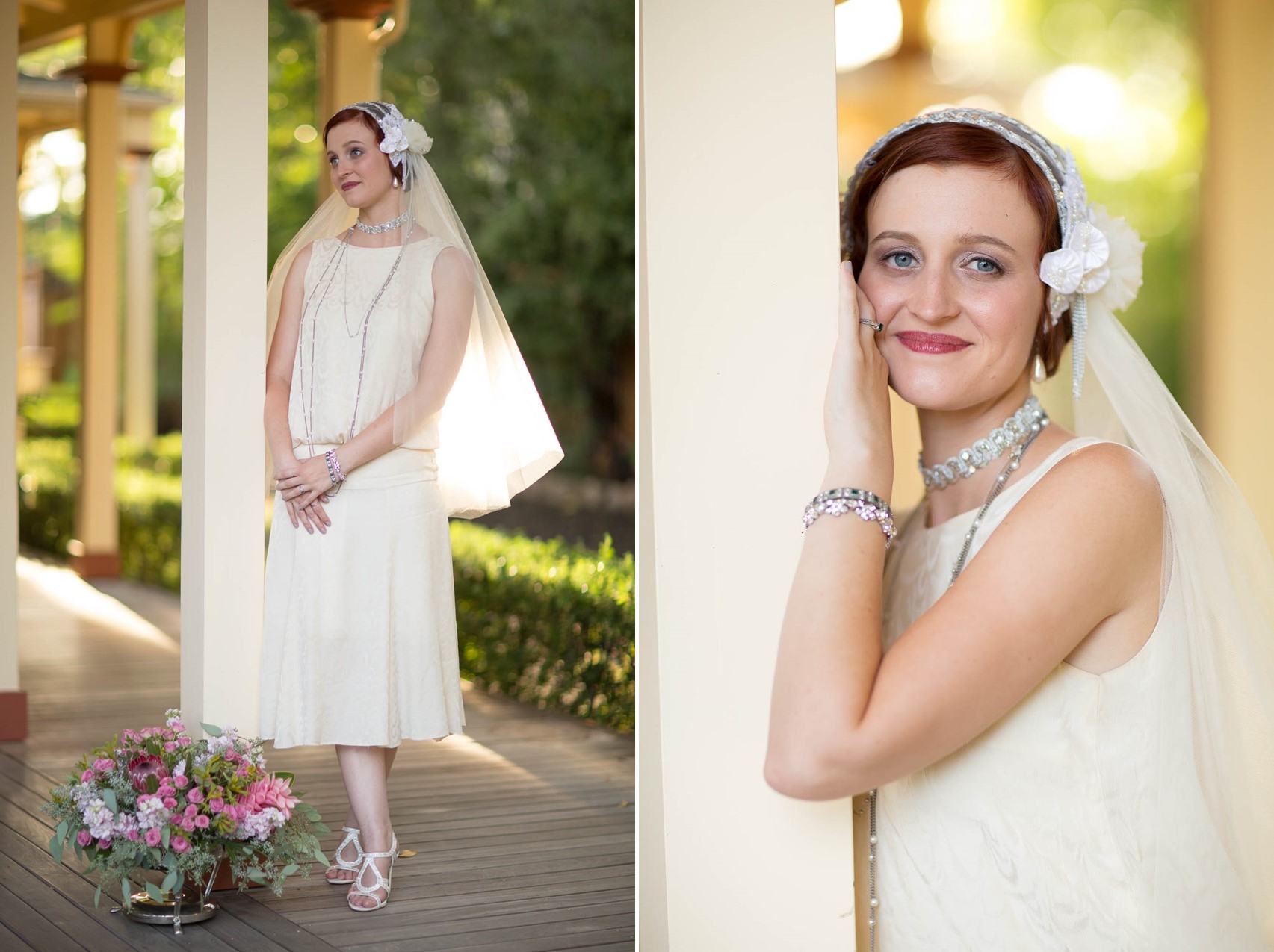 Art Deco Flapper Inspired Bride