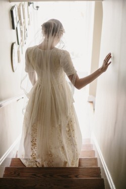 Vintage Inspired Bridal Veil from Erica Elizabeth Designs