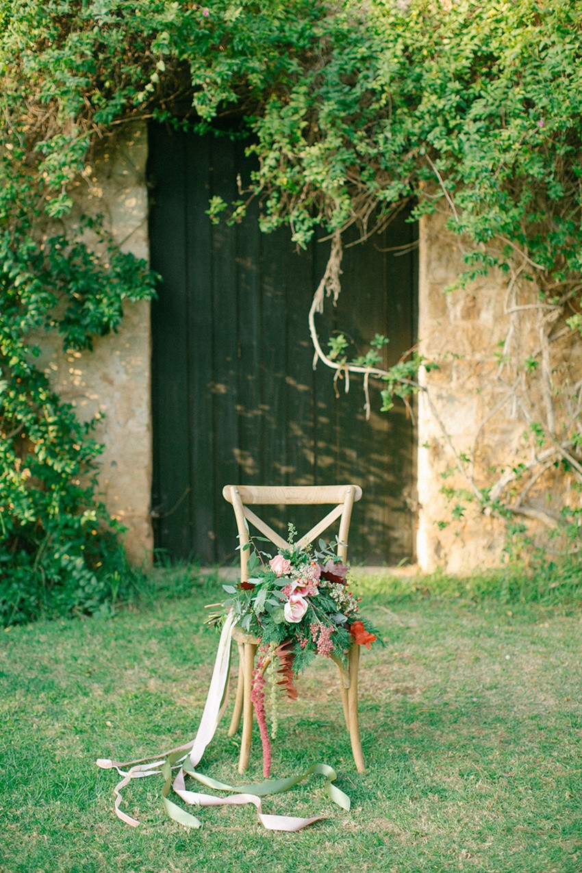 Romantic Vintage Boho Bridal Bouquet // Photography ~ Anna Roussos Photography