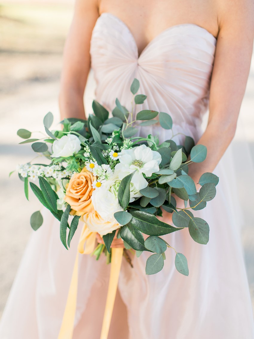 Romantic Bridal Bouquet // Photography ~ The Happy Bloom