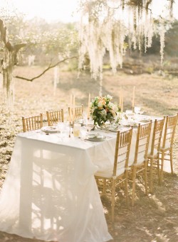 Elegant Southern Wedding Tablescape // Photography ~ The Happy Bloom