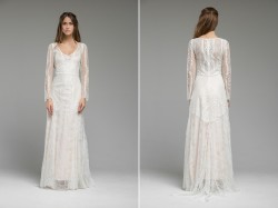 Long Sleeve Boho Wedding Dress 'Fiona' from Katya Katya Shehurina