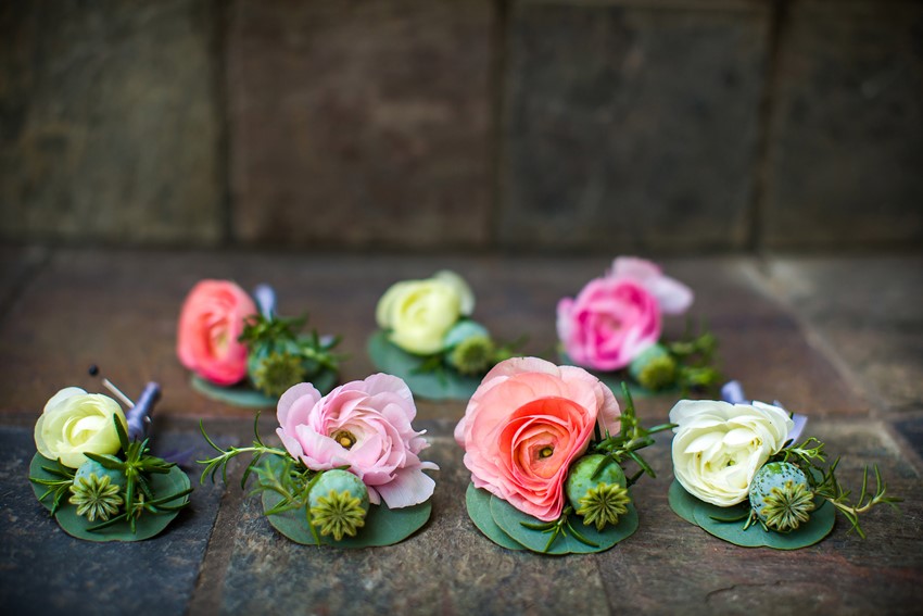 Spring Boutonnieres // Photography ~ Mike Reed Photo