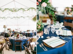 Romantic Jewel Toned Wedding Tablescapes // Photography ~ Maria Lamb