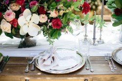Silver Wedding Place Setting // Photography ~ White Images