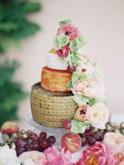 Cheese Tower Wedding Cake Alternative