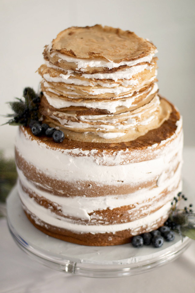 Crepe & Cake Wedding Cake Alternative