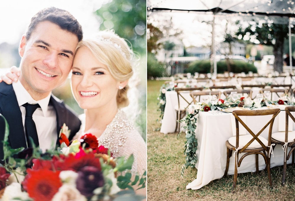 Romantic Garden Wedding Reception // Photography ~ Marissa Lambert Photography