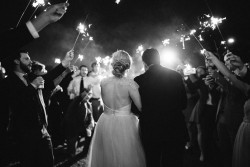 Sparkler Wedding Exit // Photography ~ Marissa Lambert Photography