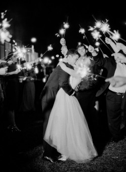 Sparkler Wedding Getaway // Photography ~ Marissa Lambert Photography