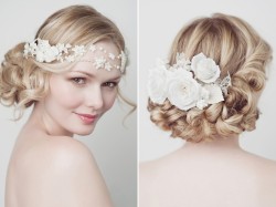 Amelia Floral Vine & Flora Hair Comb from Yelena Accessories