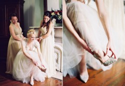 Bride & Bridesmaids Getting Ready // Photography ~ Marissa Lambert Photography