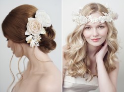 Celina Hair Comb & Ophelia Flower Circlet from Yelena Accessories