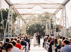 Bridge Wedding Ceremony // Photography ~ Marissa Lambert Photography