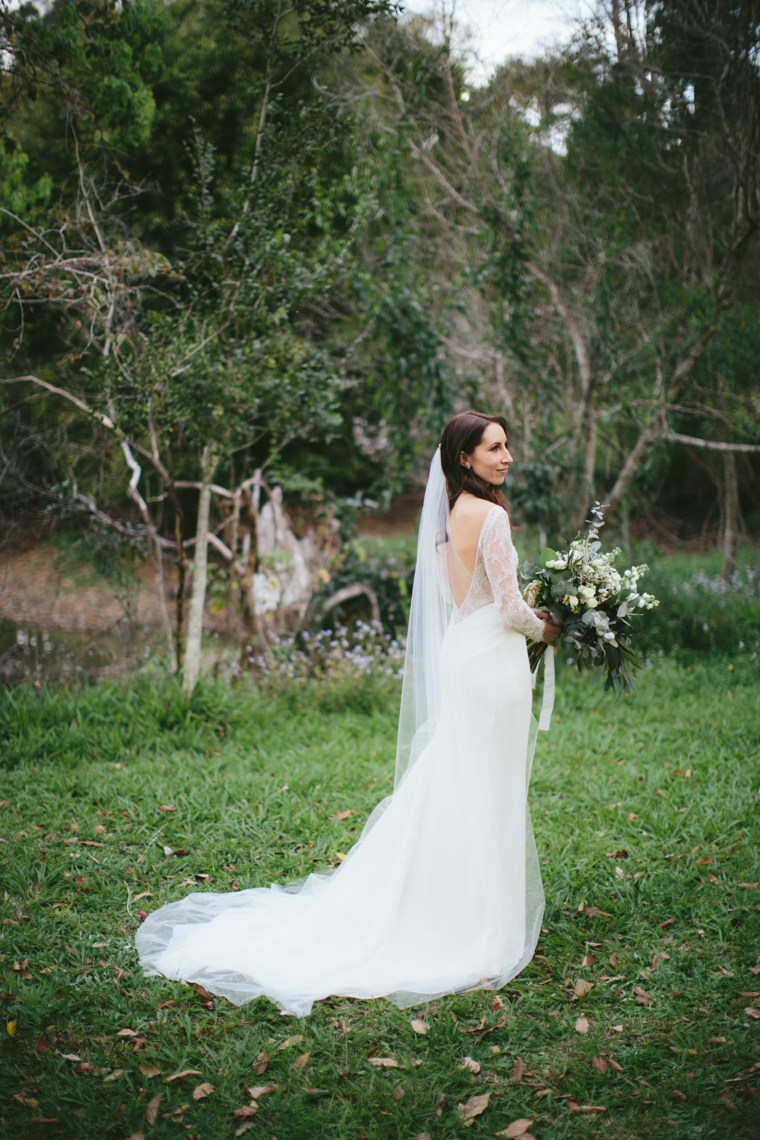 Long Sleeve Lace Wedding Dress // Photography - White Images