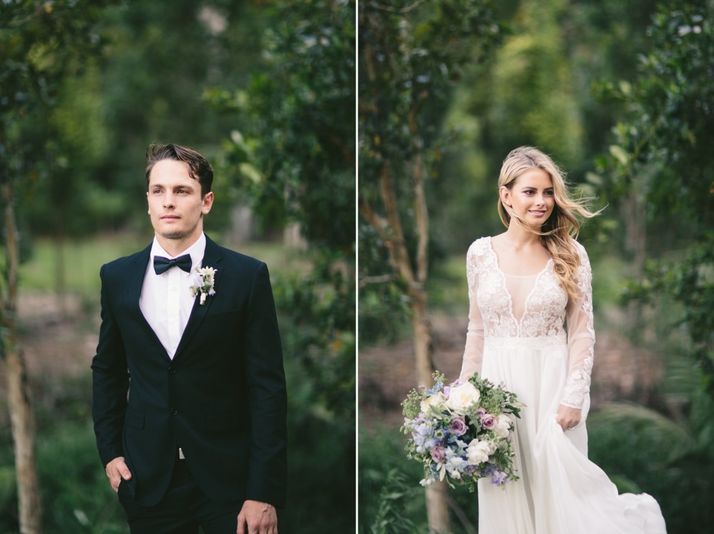 Romantic Modern Vintage Bride & Groom // Photography ~ White Images