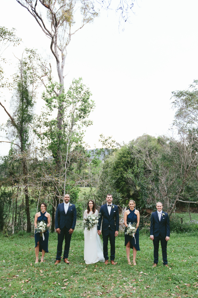 Navy Bridal Party // Photography - White Images