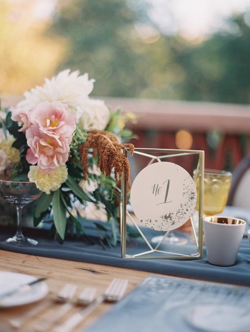 Wedding Table Number // Photography ~ Carmen Santorelli Photography