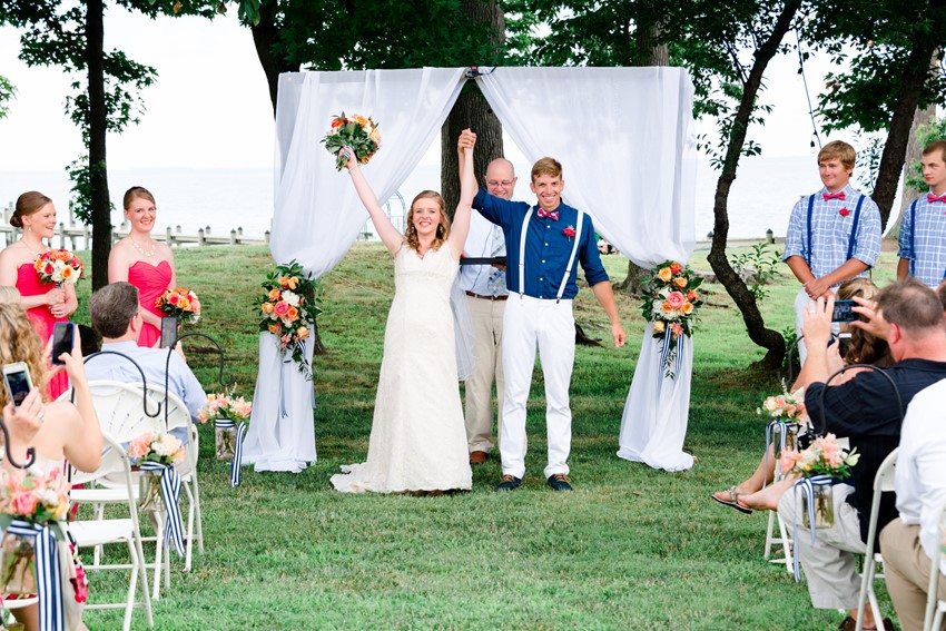 Nautical Wedding Ceremony // Photography ~ Anna Kardos