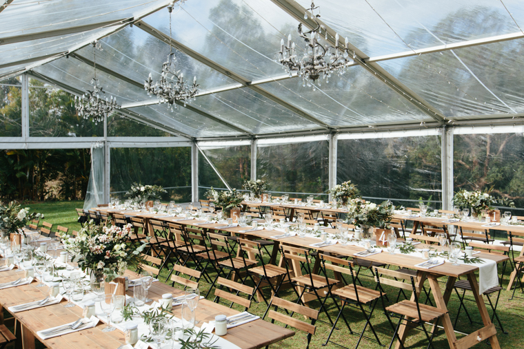 Marquee Wedding Reception // Photography - White Images