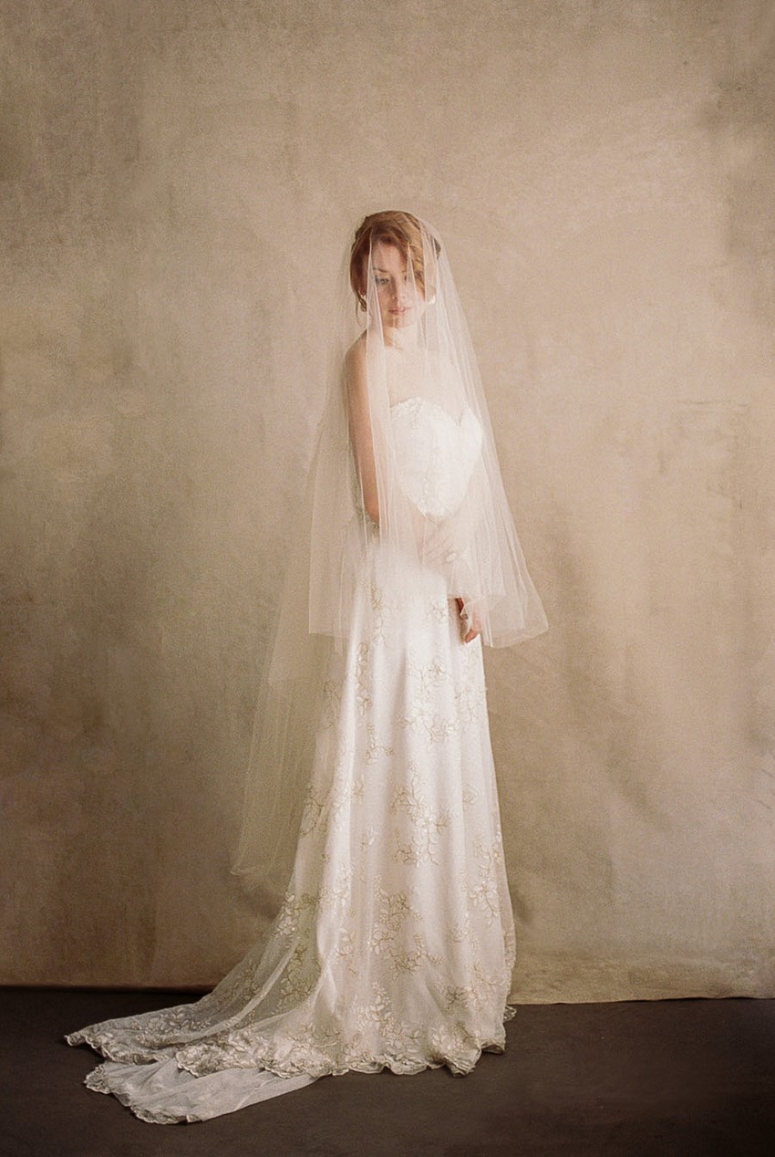 Gold Embellished Wedding Dress // Photography ~ Lara Lam