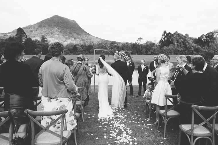 Outdoor Wedding Ceremony // Photography - White Images
