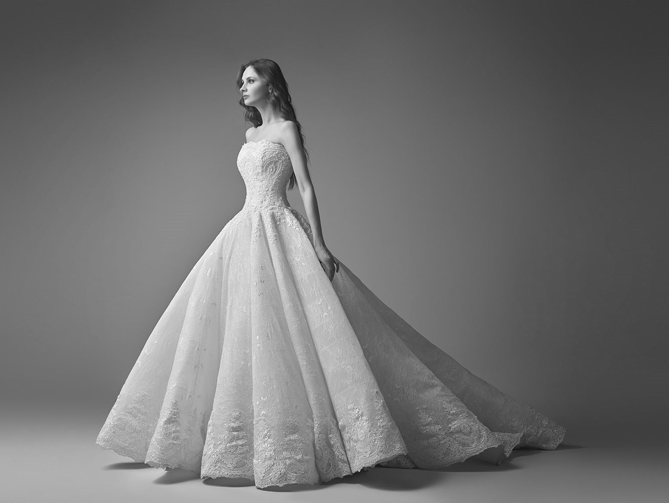 Stunning Wedding Dress fit for a Princess from Saiid Kobeisy's 2017 Collection