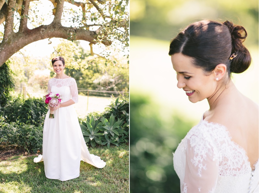 Beautiful Bride in a DIY Wedding Dress // Photography ~ White Images