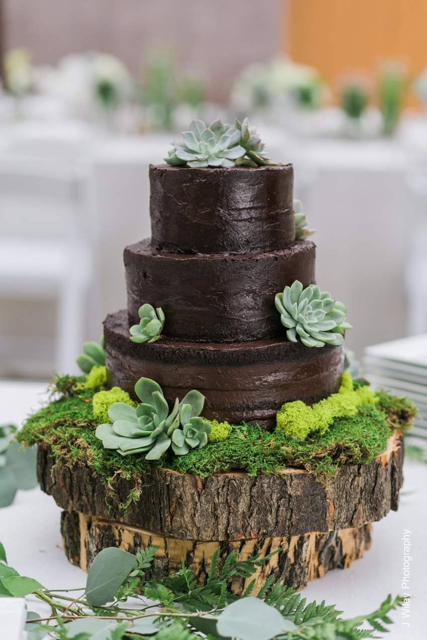Double Chocolate Wedding Cake