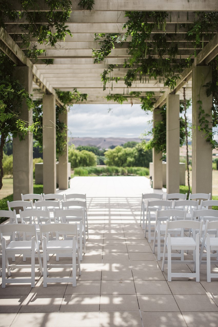 Outdoor Wedding Ceremony Setting // Photography ~ Meredith Lord Photography
